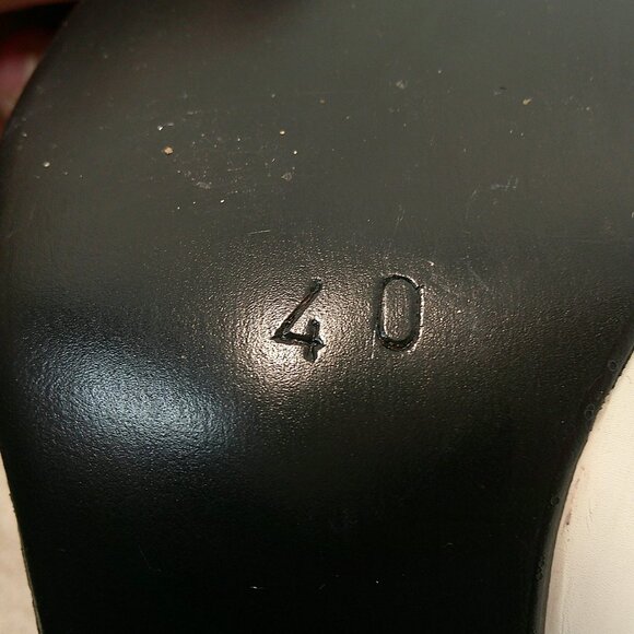 Jacquline Ford vintage White Kitten heel size 40 - Picture 5 of 10